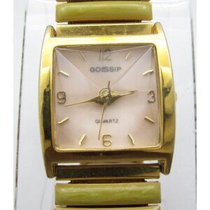 Women Gossip Quartz  Analog 25mm Prism Tank Watch (H868) "New Battery"